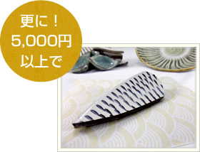 更に!5,000円以上で
