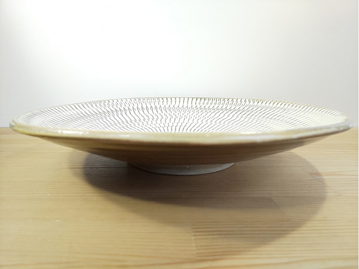 アウトレット】尺皿 飛び鉋(とびかんな)｜◇アウトレット◇｜おんた家