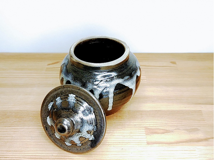 3合壺 流し掛け(ながしかけ)｜数量限定品｜おんた家｜小鹿田焼