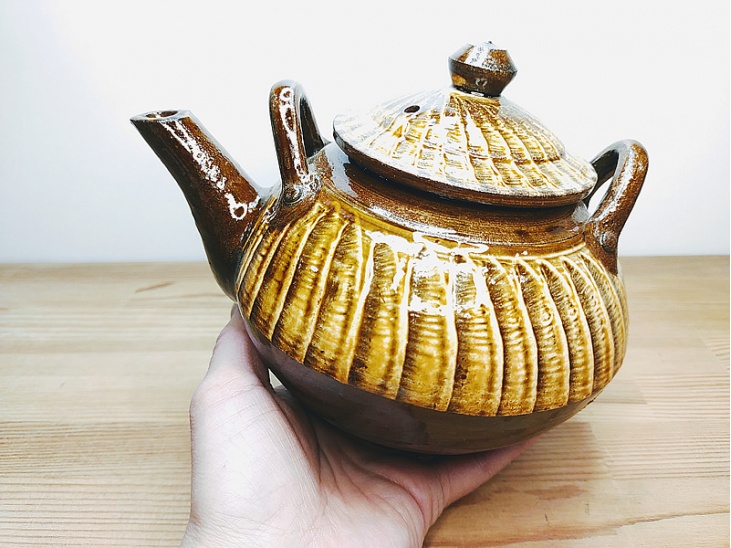 土瓶 茶 刷毛目｜茶(湯呑・急須・土瓶)｜おんた家｜小鹿田焼の器、お皿