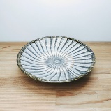 小鹿田焼の5寸皿